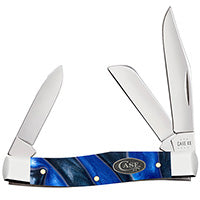 Case Medium Stockman - Ocean Blue Smooth Kirinite - 70561 - Tophatter Daily Deals