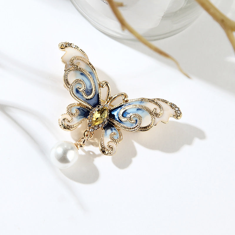 Butterfly brooch jewelry Blue 0 - Tophatter Daily Deals