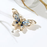Butterfly brooch jewelry Blue 0 - Tophatter Daily Deals