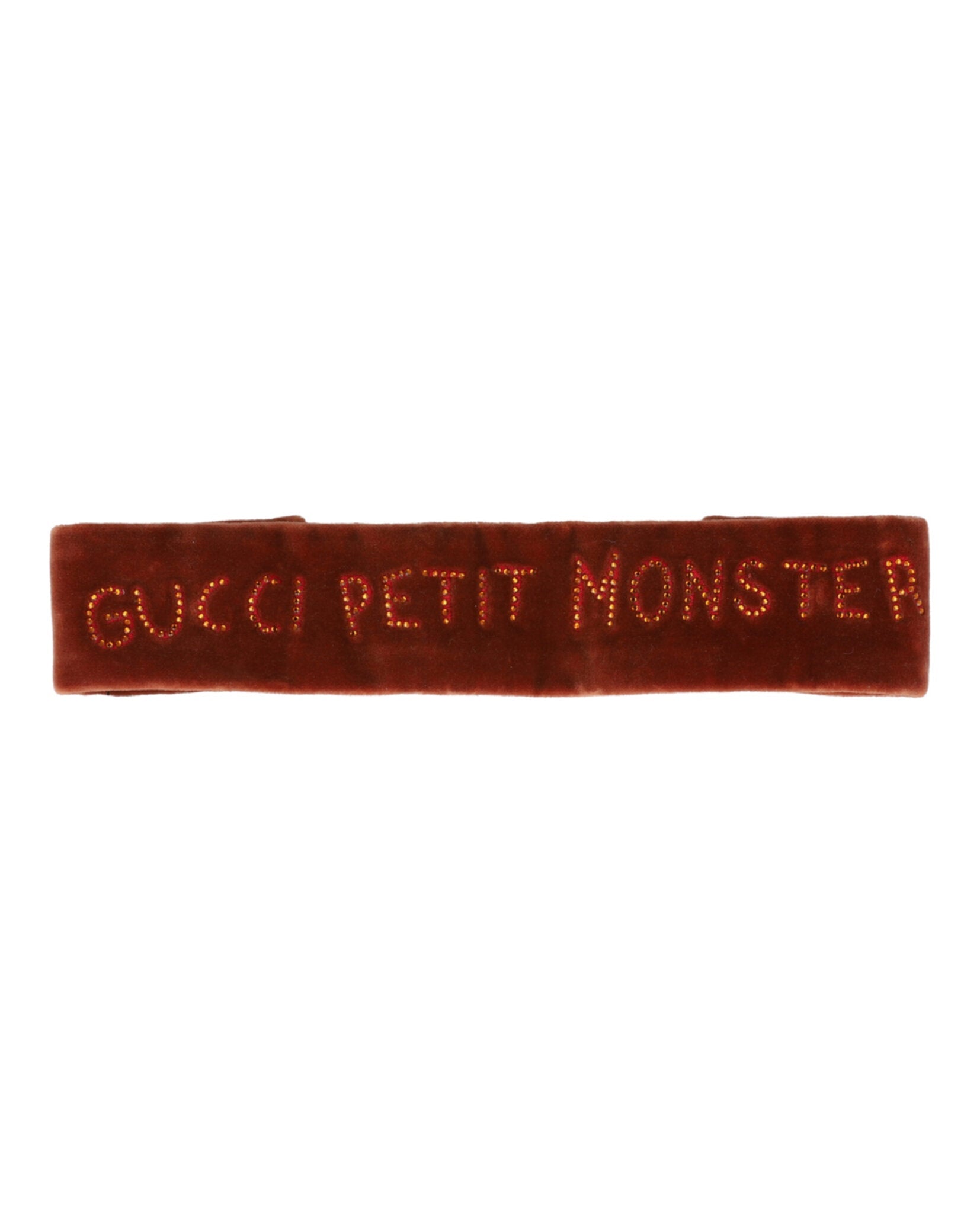Gucci Petit Monster Crystal Headband Brown Headwear - Tophatter Daily Deals