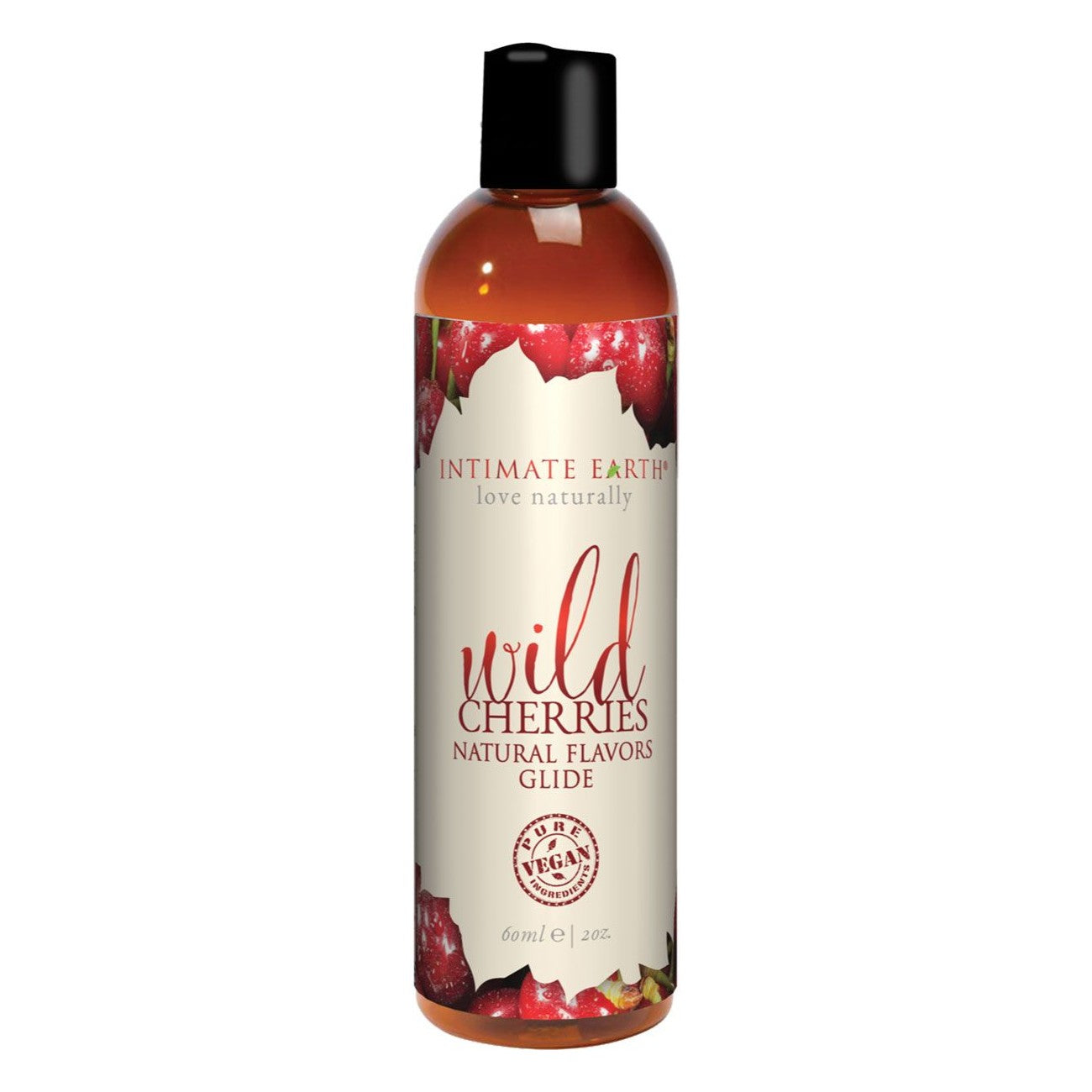 Natural Flavors Glide Lube 2 oz in Wild Cherries Lubricant - Tophatter Daily Deals