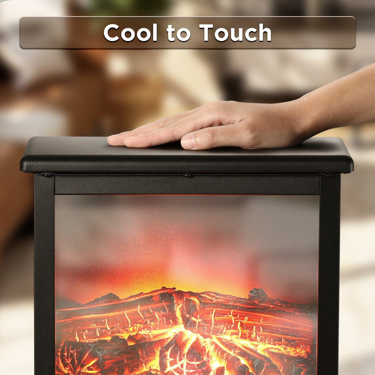 Suburbs TS17Q Electric Fireplace Stove Heater Household Appliances - Tophatter Daily Deals