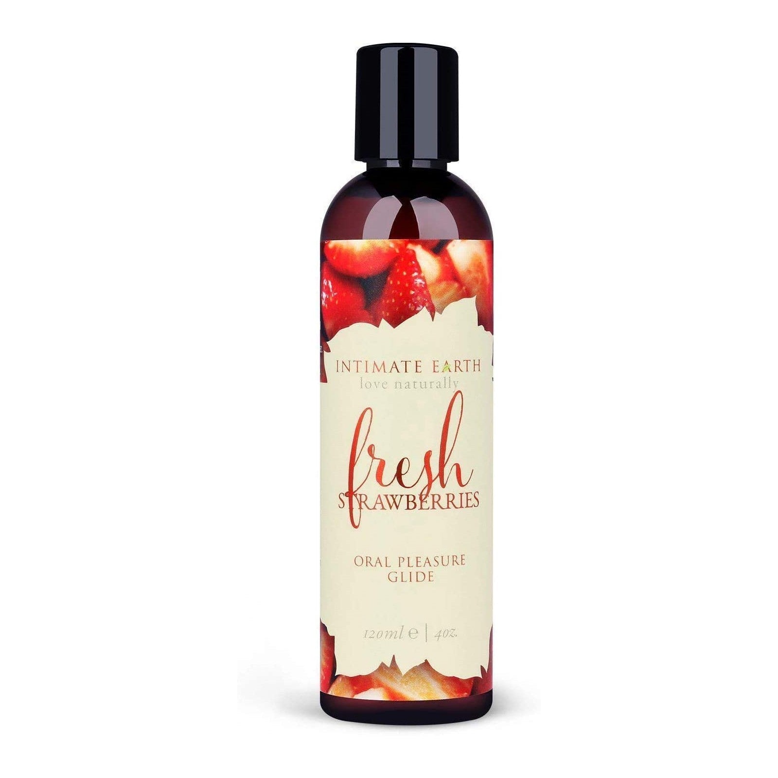 Natural Flavors Glide Lube 4 oz in Fresh Strawberries Lubricant - Tophatter Daily Deals