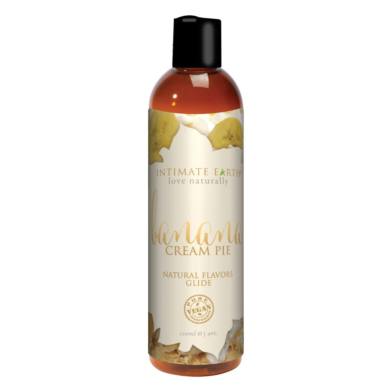 Natural Flavors Glide Lube 4 oz in Banana Cream Pie Lubricant - Tophatter Daily Deals