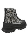 Alexander McQueen Crystal Embellished Tread Slick Boots Footwear - Tophatter Daily Deals