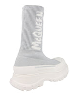 Alexander McQueen Ribbed Tread Slick Boots Footwear - Tophatter Daily Deals