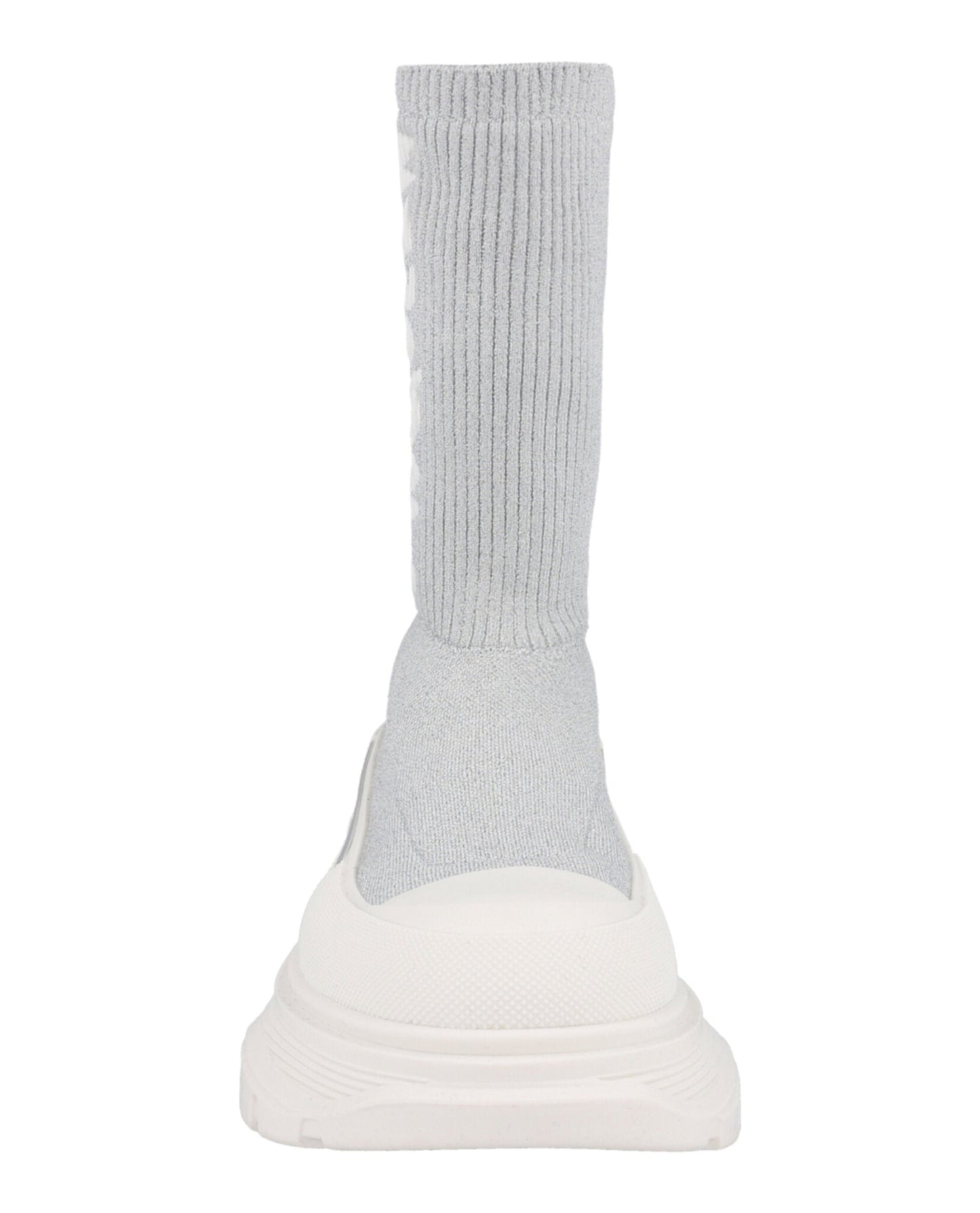 Alexander McQueen Ribbed Tread Slick Boots Footwear - Tophatter Daily Deals