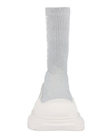 Alexander McQueen Ribbed Tread Slick Boots Footwear - Tophatter Daily Deals