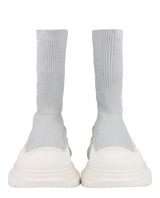 Alexander McQueen Ribbed Tread Slick Boots Footwear - Tophatter Daily Deals