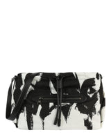 Alexander McQueen The Ball Bundle Shoulder Bag Black White-708439-16X34-1090-00008-NS Bags - Tophatter Daily Deals