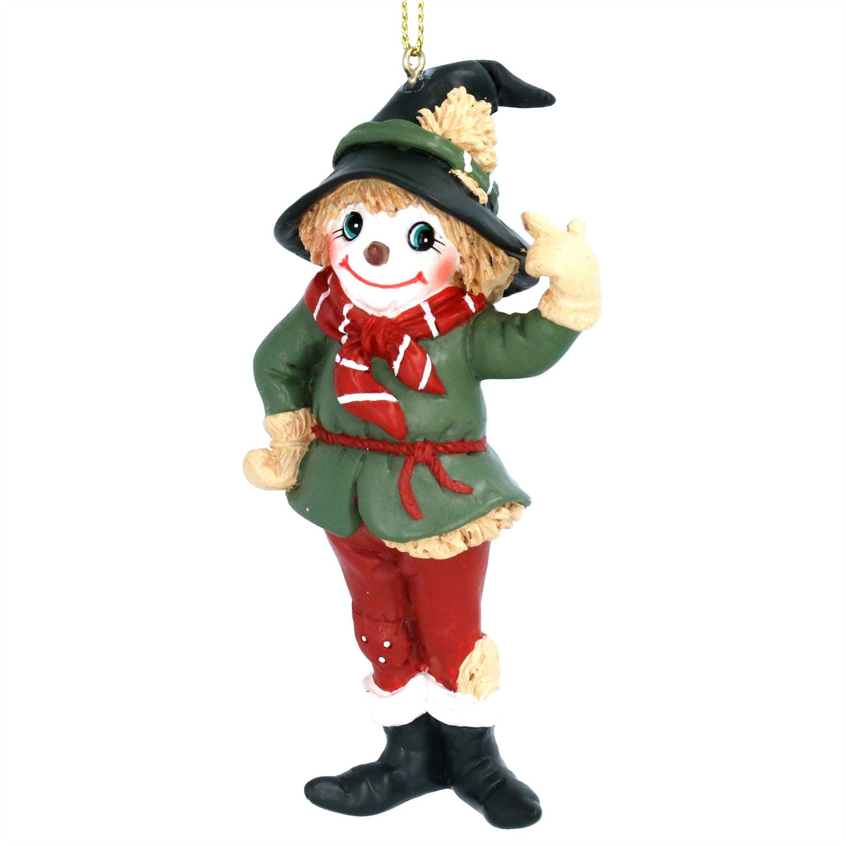 Scarecrow Christmas Tree Bauble | Wizard of Oz Christmas Tree Ornament - 12cm Baubles - Tophatter Daily Deals