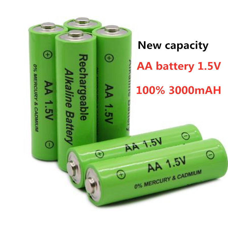 Alkaline Rechargeable Battery Industrial Grade 5 AA 1.5V 0 - Tophatter Daily Deals