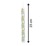 Robin & Holly Advent Countdown Candle | Numbered Christmas Candle Calendar 23cm Advent Candle - Tophatter Daily Deals