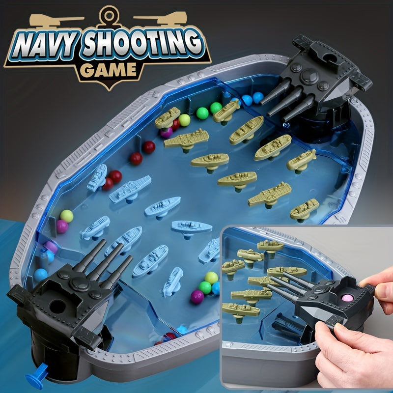 Navy Battleship Game 2-Player Shooting War Board Toys & Games > Baby Toys & Activities - Tophatter Daily Deals