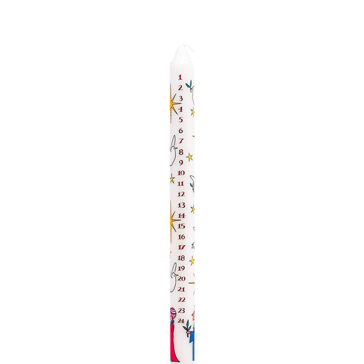 Traditional Countdown To Christmas Advent Dinner Candle ~ Wise Men Design (Regular Size) Advent Candle - Tophatter Daily Deals