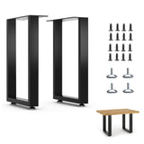 2-Pack Metal Table Legs - Tophatter Daily Deals