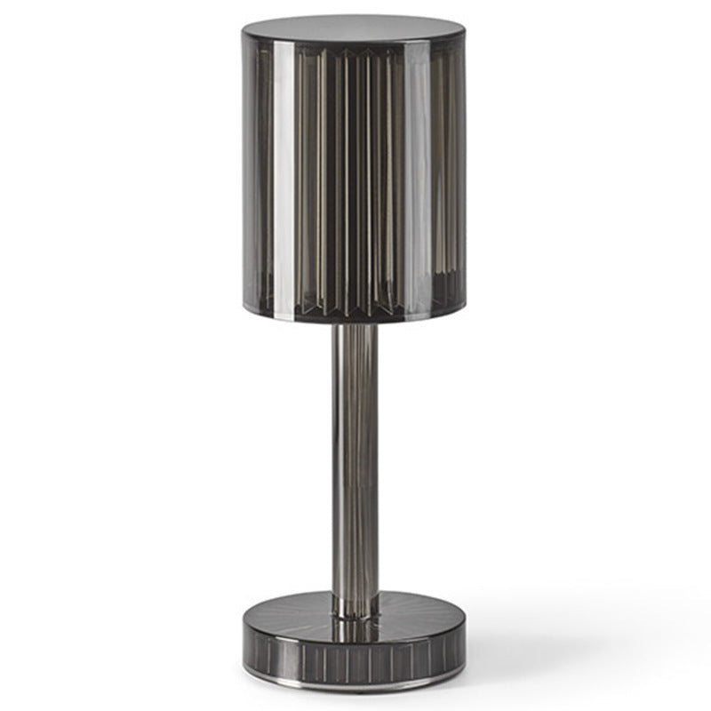 Bar Restaurant Table Atmosphere Table Lamp LED Charging Acrylic Crystal Table Lamp Touch Bedside Night Light Grey 0 - Tophatter Daily Deals