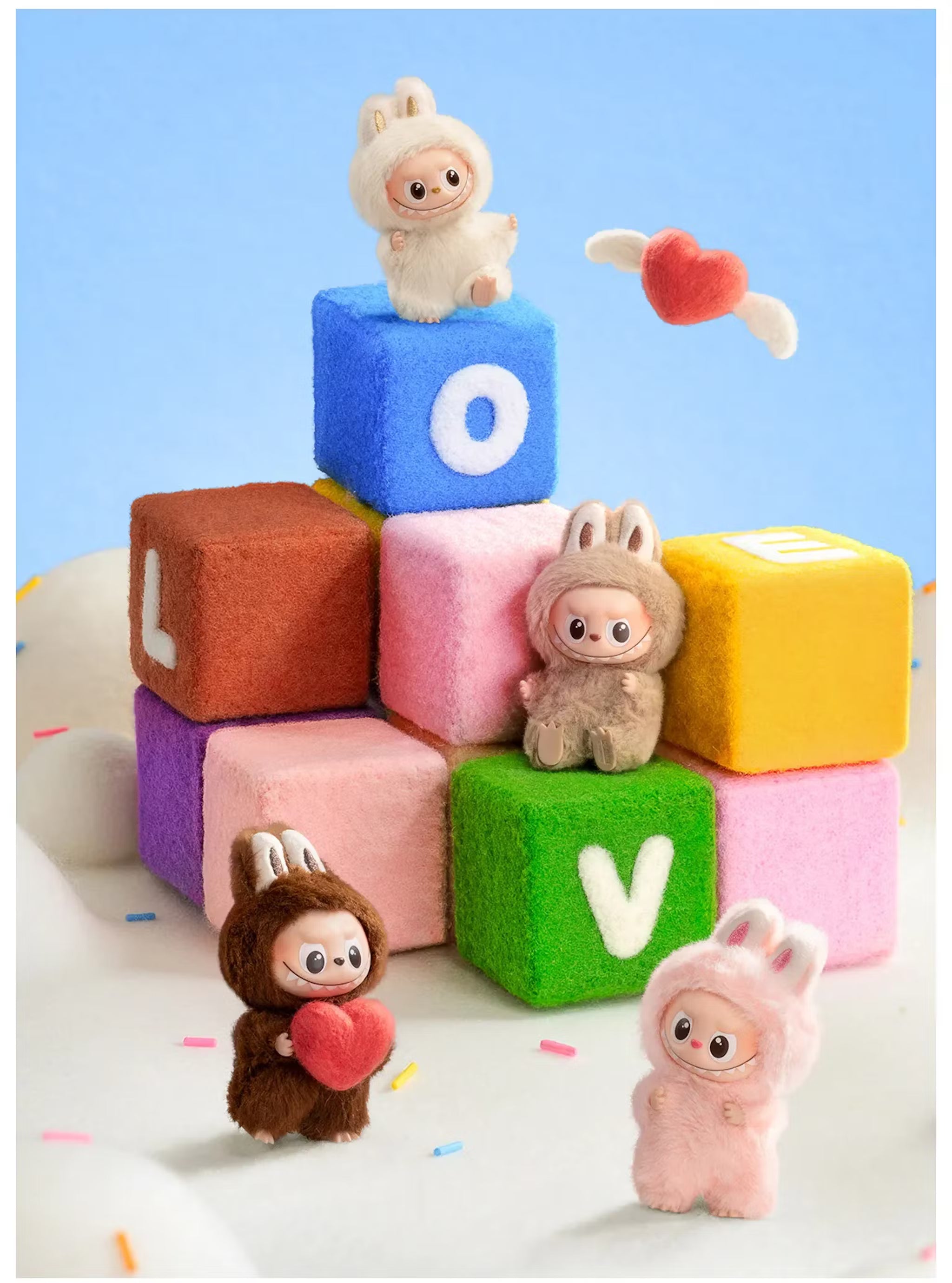 Genuine POP MART Labubu - THE MONSTERS PIN FOR LOVE SERIES - Vinyl Plush Pendant Blind Box (A-M) Mythical - Tophatter Daily Deals