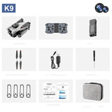 4K HD Aerial Photography Folding Aircraft Dual Camera Four-axis Remote Control Grey 0 - Tophatter Daily Deals