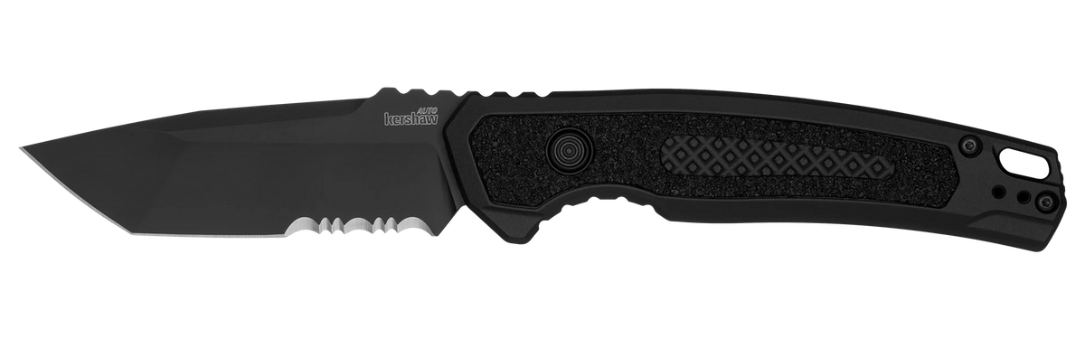 Kershaw Launch 16 - Automatic - Aluminum Handle with TracTec Inlay - CPM-M4 Steel - 7105 Automatic Knives - Tophatter Daily Deals