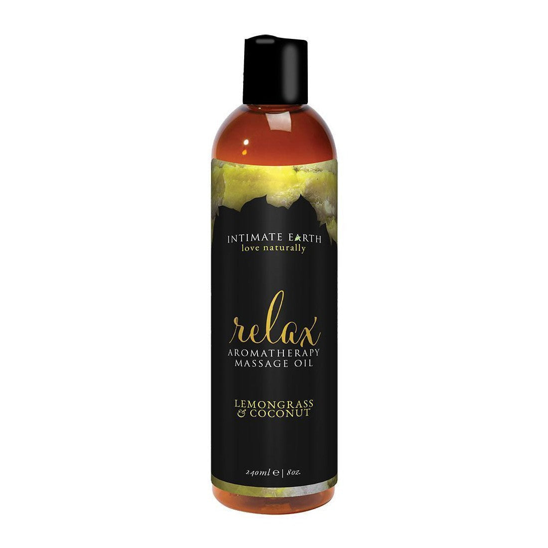 Aromatherapy Relax Massage Oil 4 oz in Lemongrass & Coconut Massage Oil - Tophatter Daily Deals
