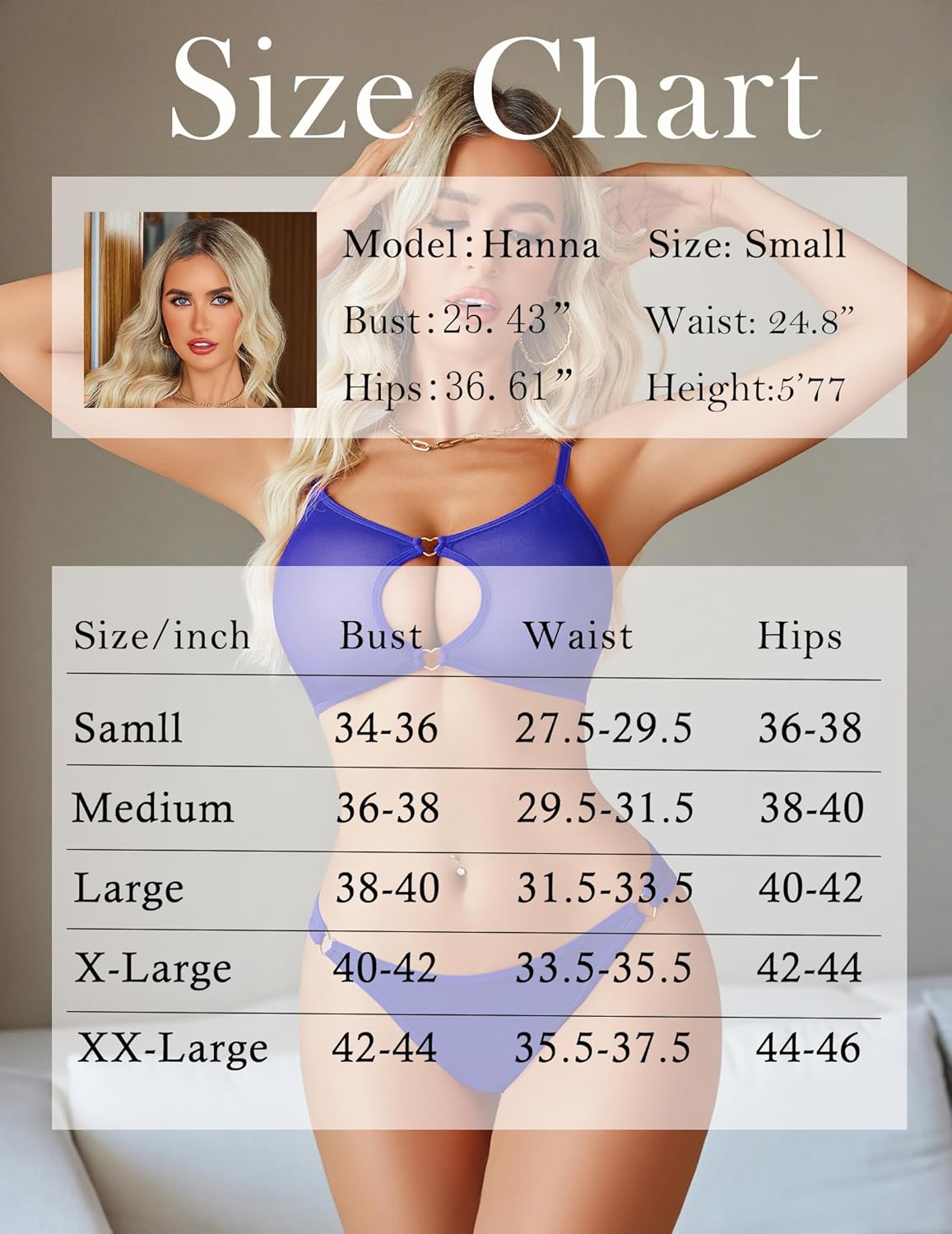 Mesh Cut Out Sexy Bra and Panty Sets Lingerie Sets-Bra Sets - Tophatter Daily Deals