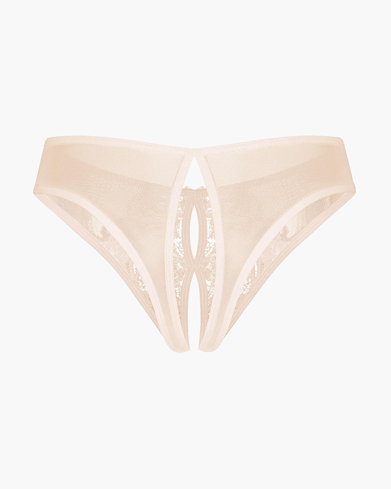 Mesh Panties Briefs with Cute Bow Lingeries-panties - Tophatter Daily Deals