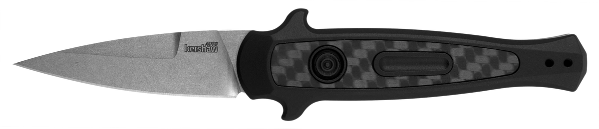 Kershaw Launch 12 - Automatic - Mini Stiletto - CPM-154 Steel - 7125 - CLOSEOUT Automatic Knives - Tophatter Daily Deals