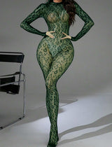 Fishnet Bodysuit Mesh Rave Lingerie Lingeries-Bodysuits - Tophatter Daily Deals