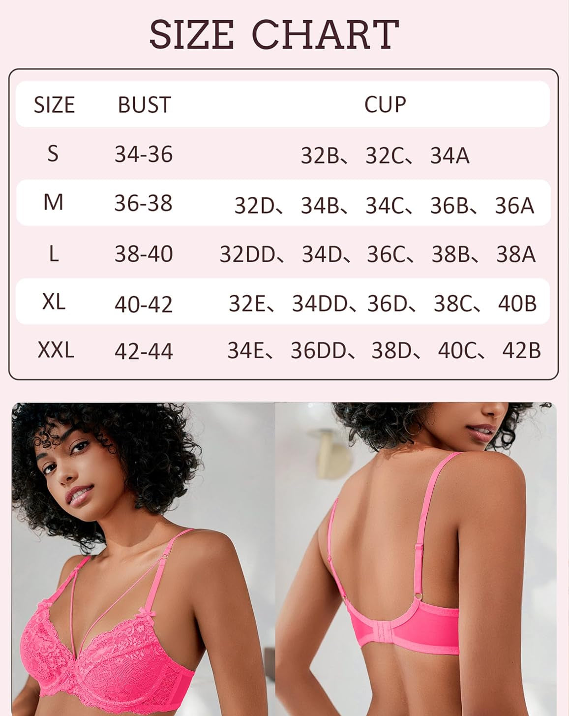 Lace Unlined Strappy Bras Lingerie Sets-Bras - Tophatter Daily Deals