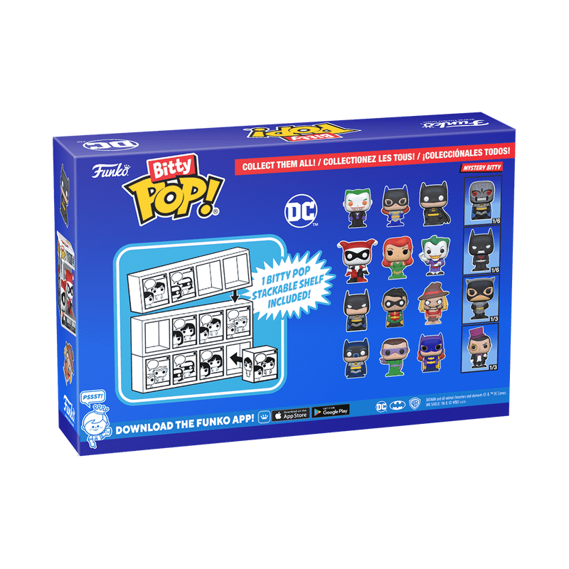 DC Comics – Batman, Batgirl & The Joker Bitty Pop! 4-Pack Pop! Vinyl Figure - Tophatter Daily Deals
