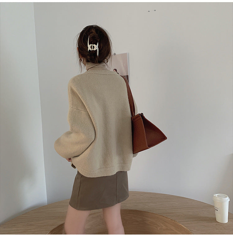 Soft Cozy Women Cardigan - Relaxed Tube, Knit, Office 3D Changing Face Moving Picture Frame - Tophatter Daily Deals
