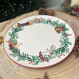 Christmas Nutcracker Plate | Traditional Festive Round Ceramic Plate - 27cm Plate - Tophatter Daily Deals