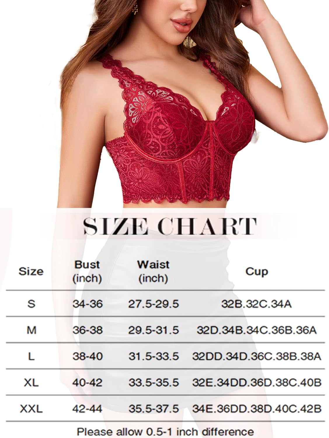 Underwire Tops Push Up Bustier No Padded Lingerie Sets-Bras - Tophatter Daily Deals