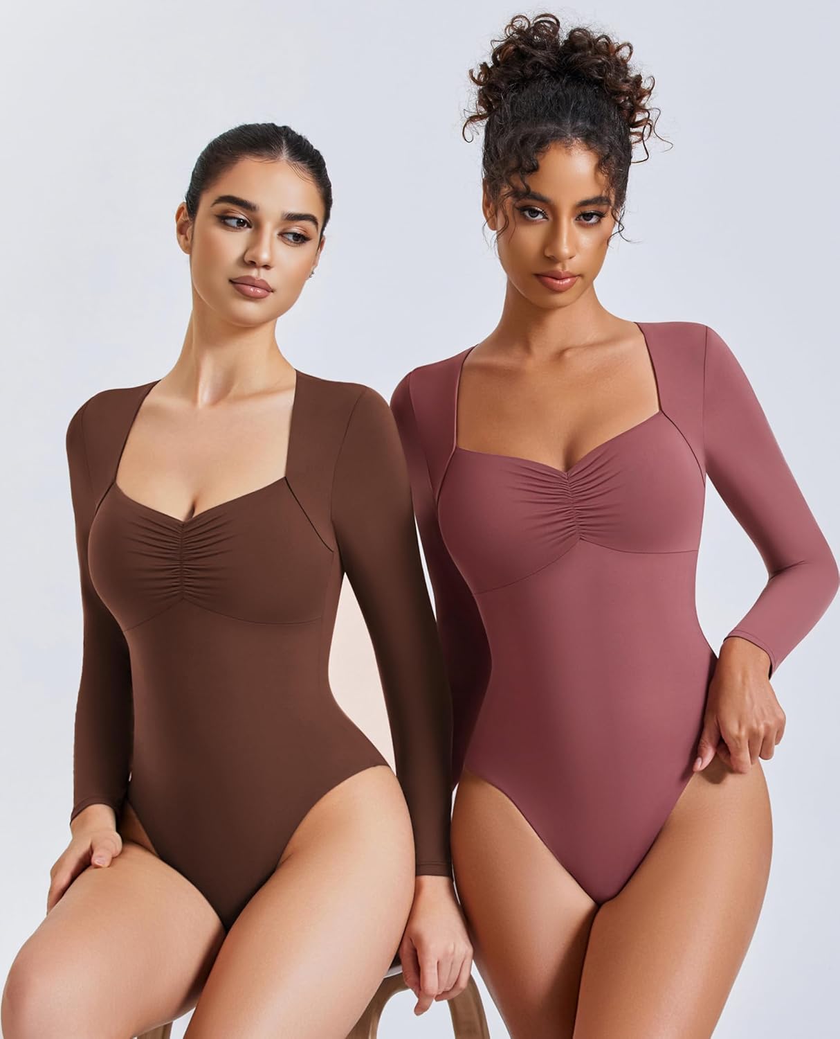 Sweetheart Neckline Bodysuit Tops Shaperwear-bodysuit - Tophatter Daily Deals