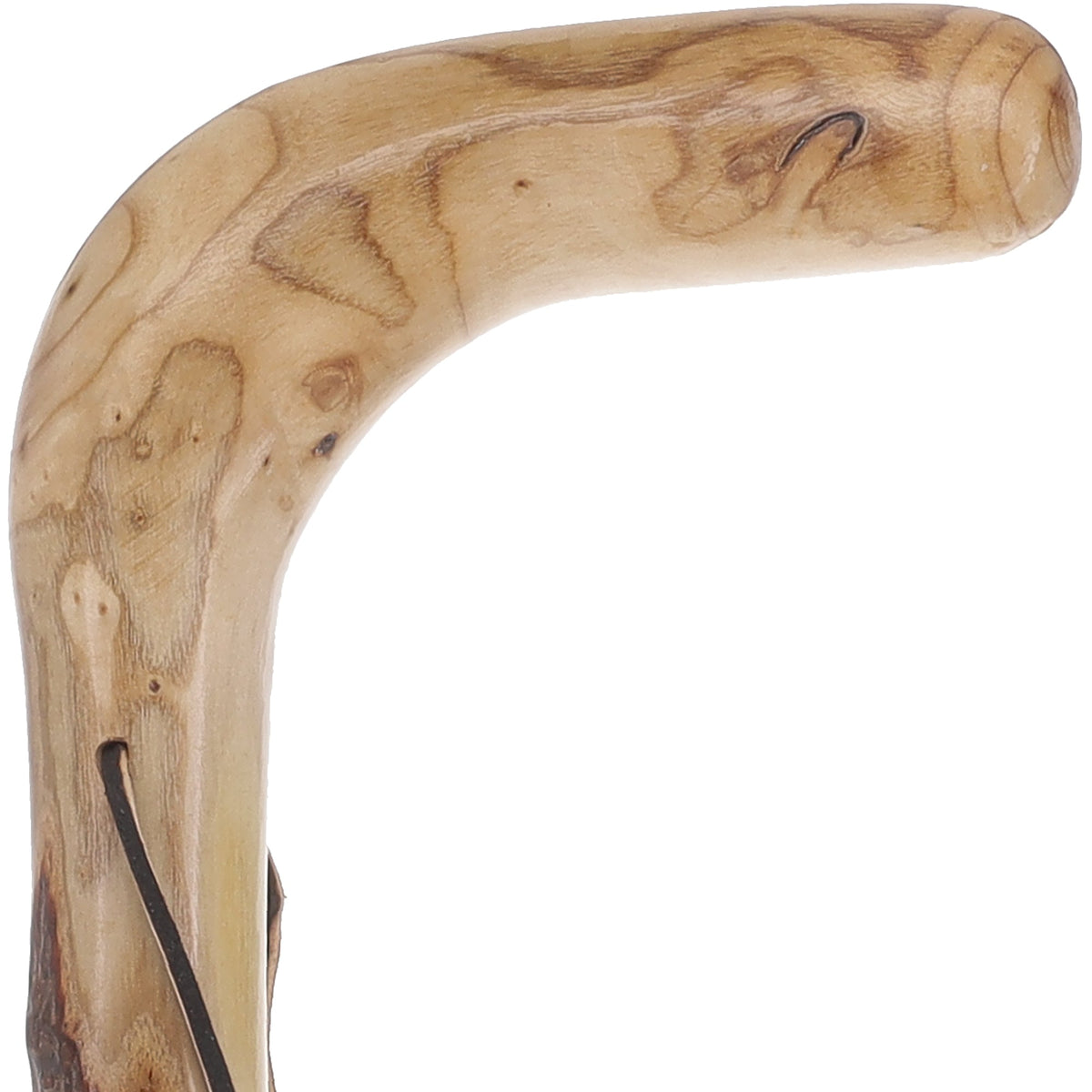 Natural Sumac Root Cane: Earth-Inspired, Rustic Design Natural Wood Hiking Staffs - Tophatter Daily Deals