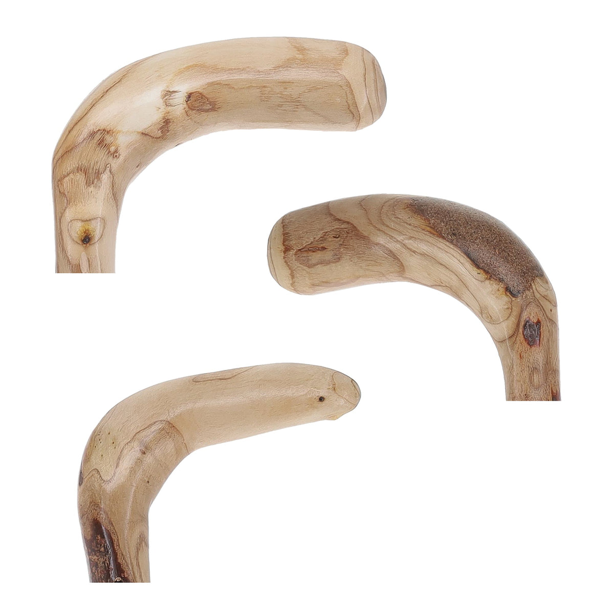 Natural Sumac Root Cane: Earth-Inspired, Rustic Design Natural Wood Hiking Staffs - Tophatter Daily Deals