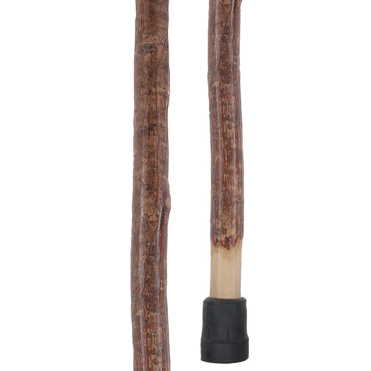 Natural Sumac Root Cane: Earth-Inspired, Rustic Design Natural Wood Hiking Staffs - Tophatter Daily Deals