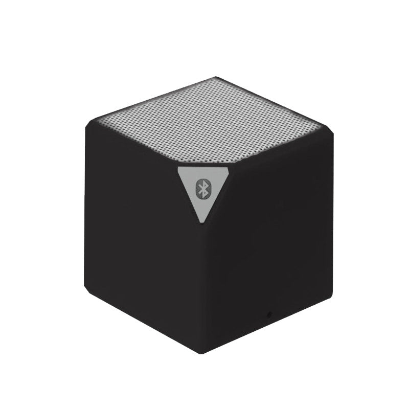 Bluetooth Speaker Rubik's Cube Small Square Speaker Black 0 - Tophatter Daily Deals