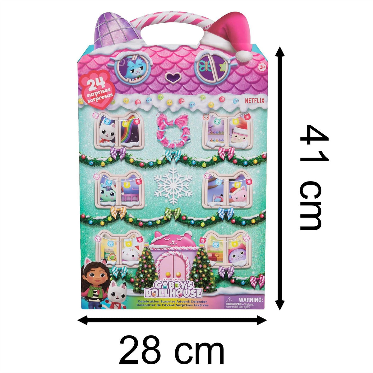 Gabby’s Dollhouse Christmas Advent Calendar for Kids with 24 Surprise Toys Advent Calendar - Tophatter Daily Deals