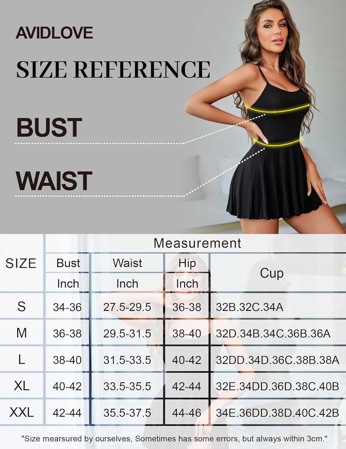 Strap Nightgown Chemise Dress Lingeries-Chemises - Tophatter Daily Deals