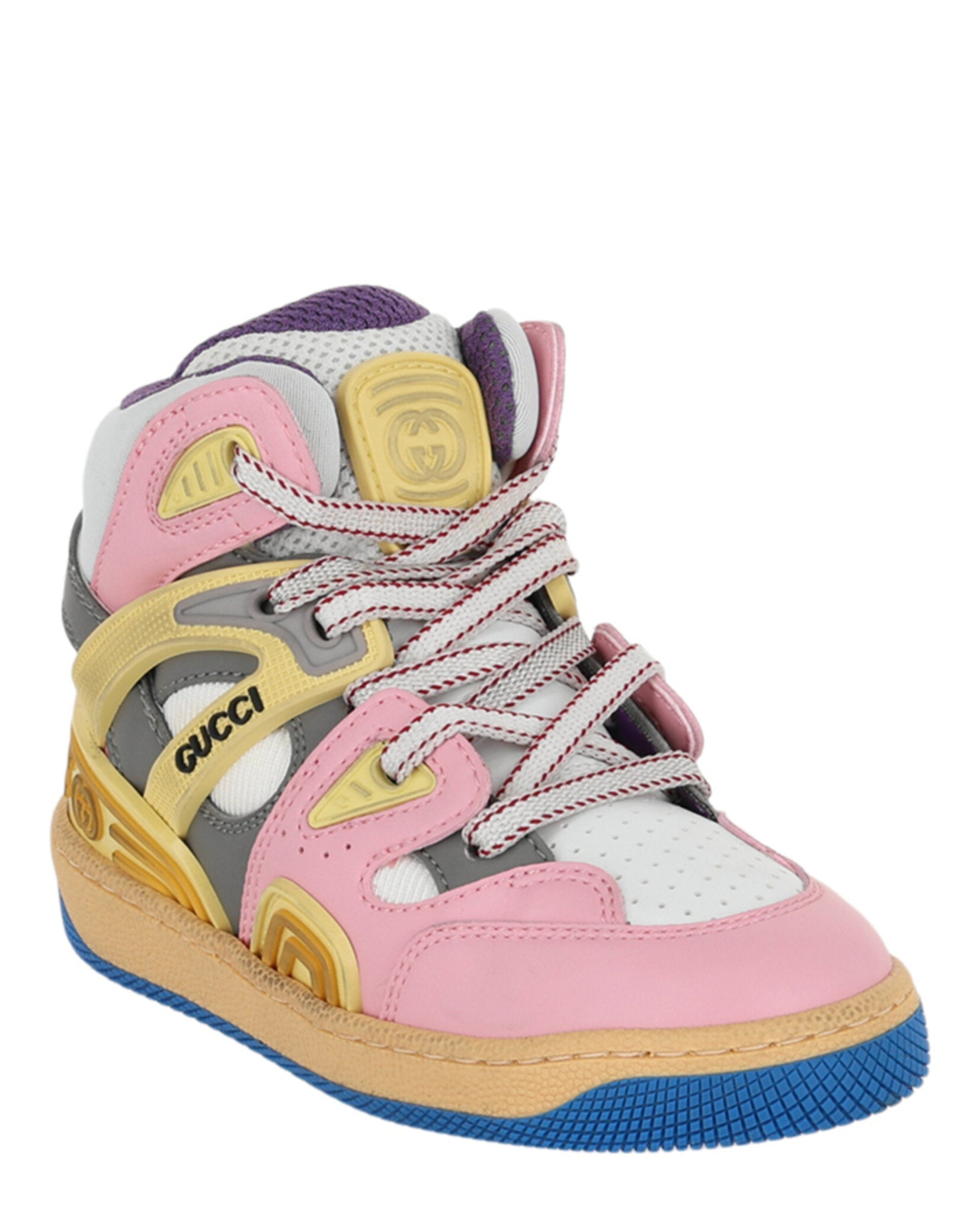 Gucci Colorblock High-Top Sneakers Footwear - Tophatter Daily Deals