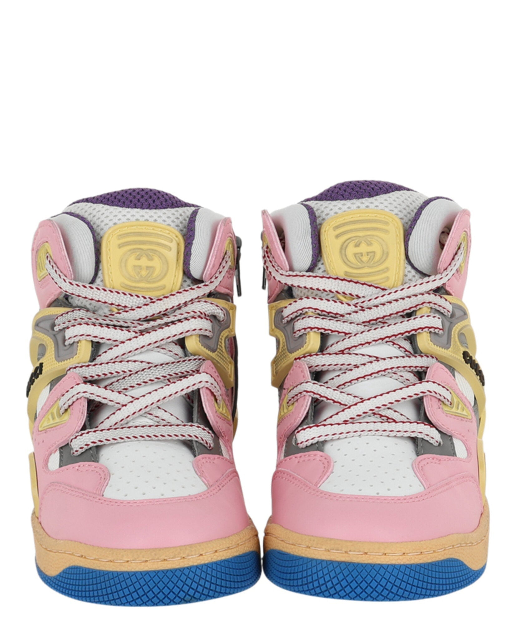 Gucci Colorblock High-Top Sneakers Footwear - Tophatter Daily Deals