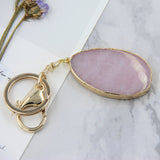 Agate Stone Wedding Brand Custom Pendant Pink 7 - Tophatter Daily Deals