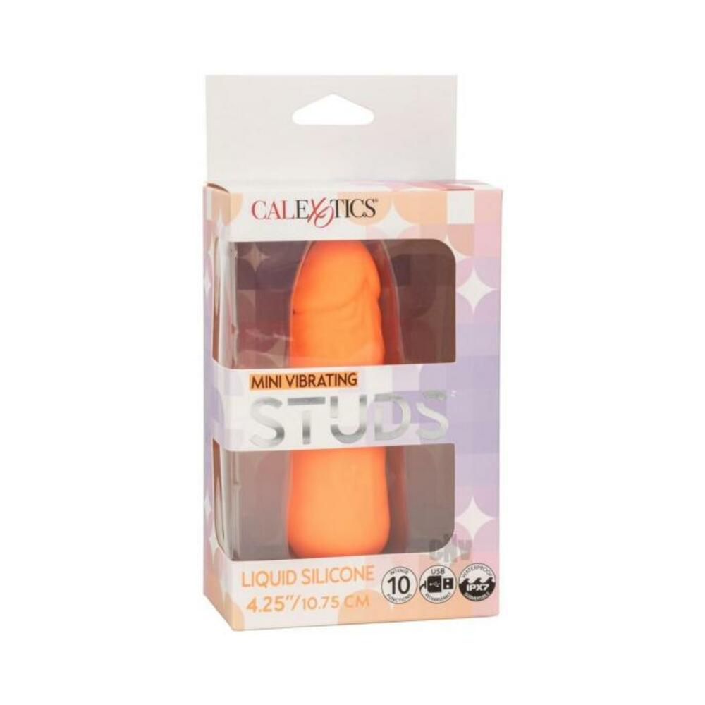 Silicone Studs Mini Vibrating Studs - Orange - Tophatter Daily Deals
