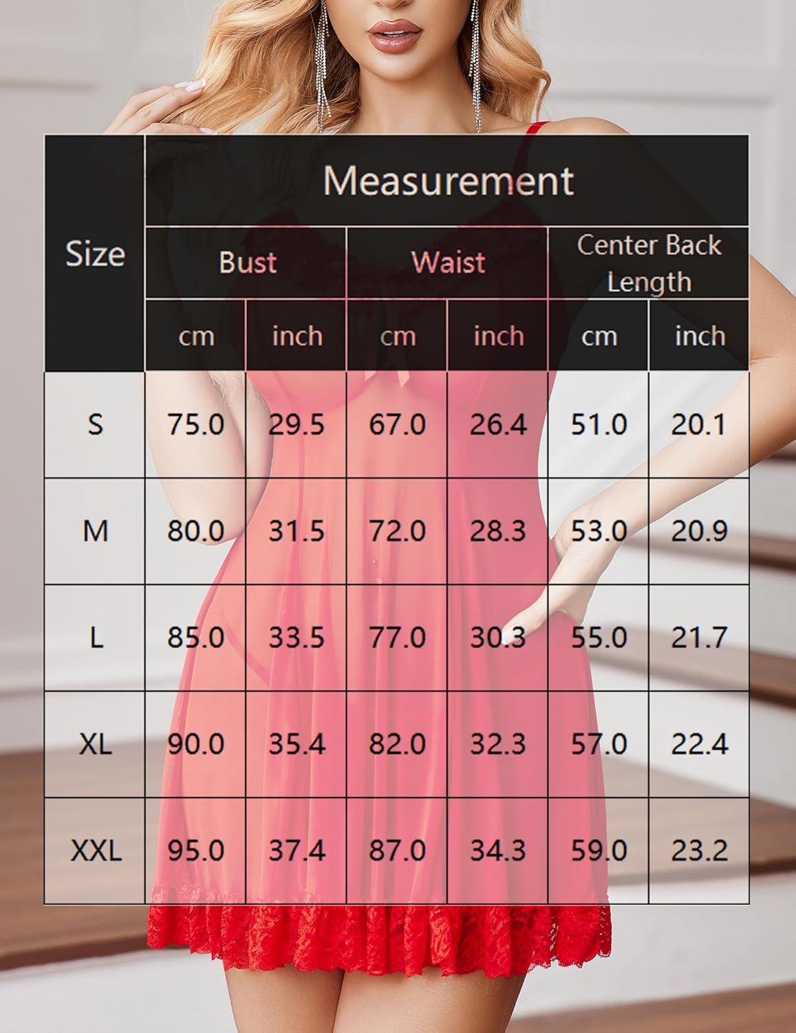 Sheer Babydoll Nighties Lace Nightgown Lingerie-Babydolls - Tophatter Daily Deals