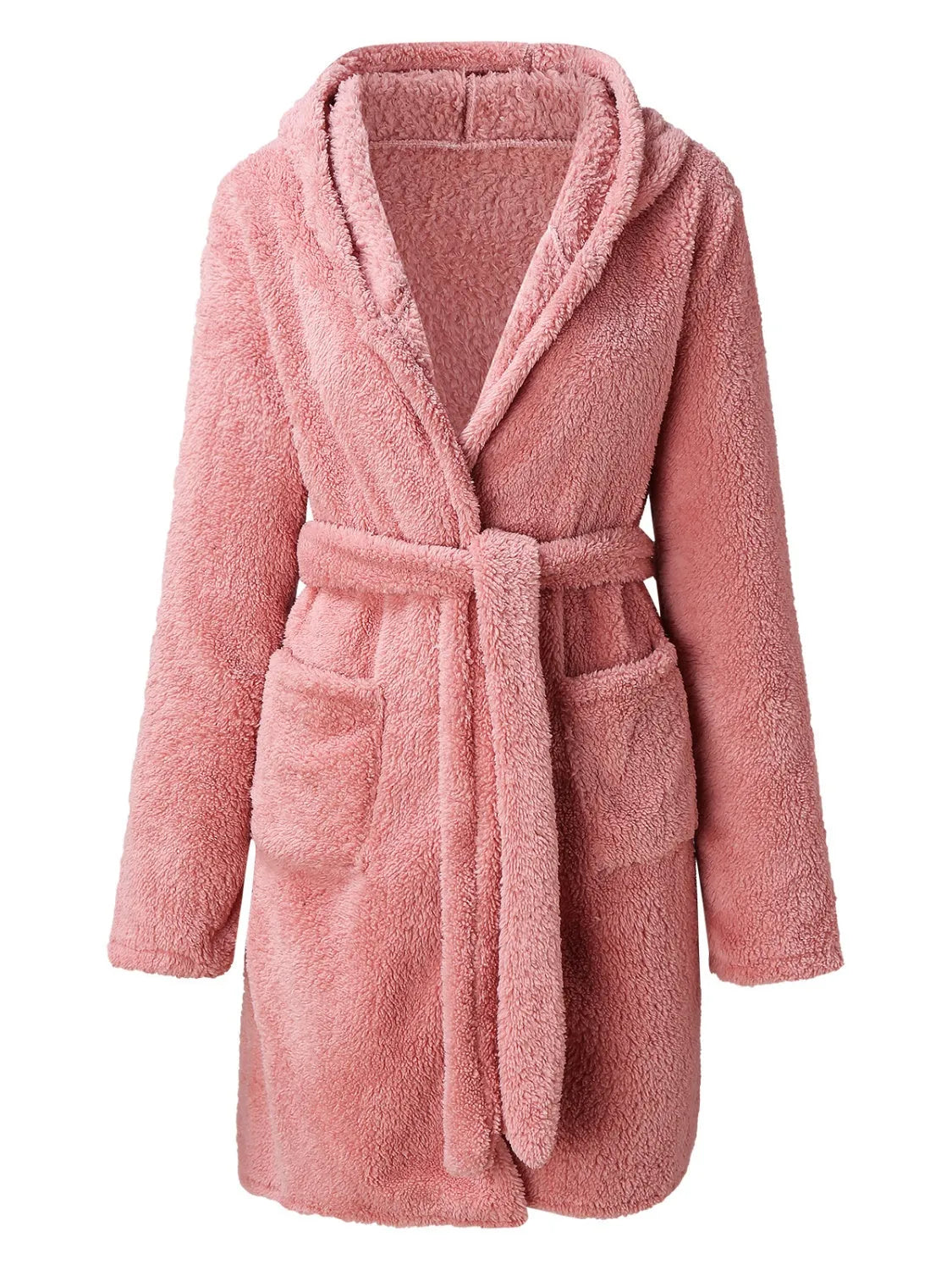 Tie Waist Hooded Robe Sleep Dresses Apparel & Accessories Fast Shipping Free Shipping HOT DEALS HOME PAGE Lingerie Sleepwear Loungewear New Deals sexy lingerie Ship From Overseas Ship from USA Sleep Sleep Dresses sleepwear Sleepwear & Loungewear USA USA STOCK women lingerie Women's Fashion Y#M#L - Tophatter Daily Deals And Savings