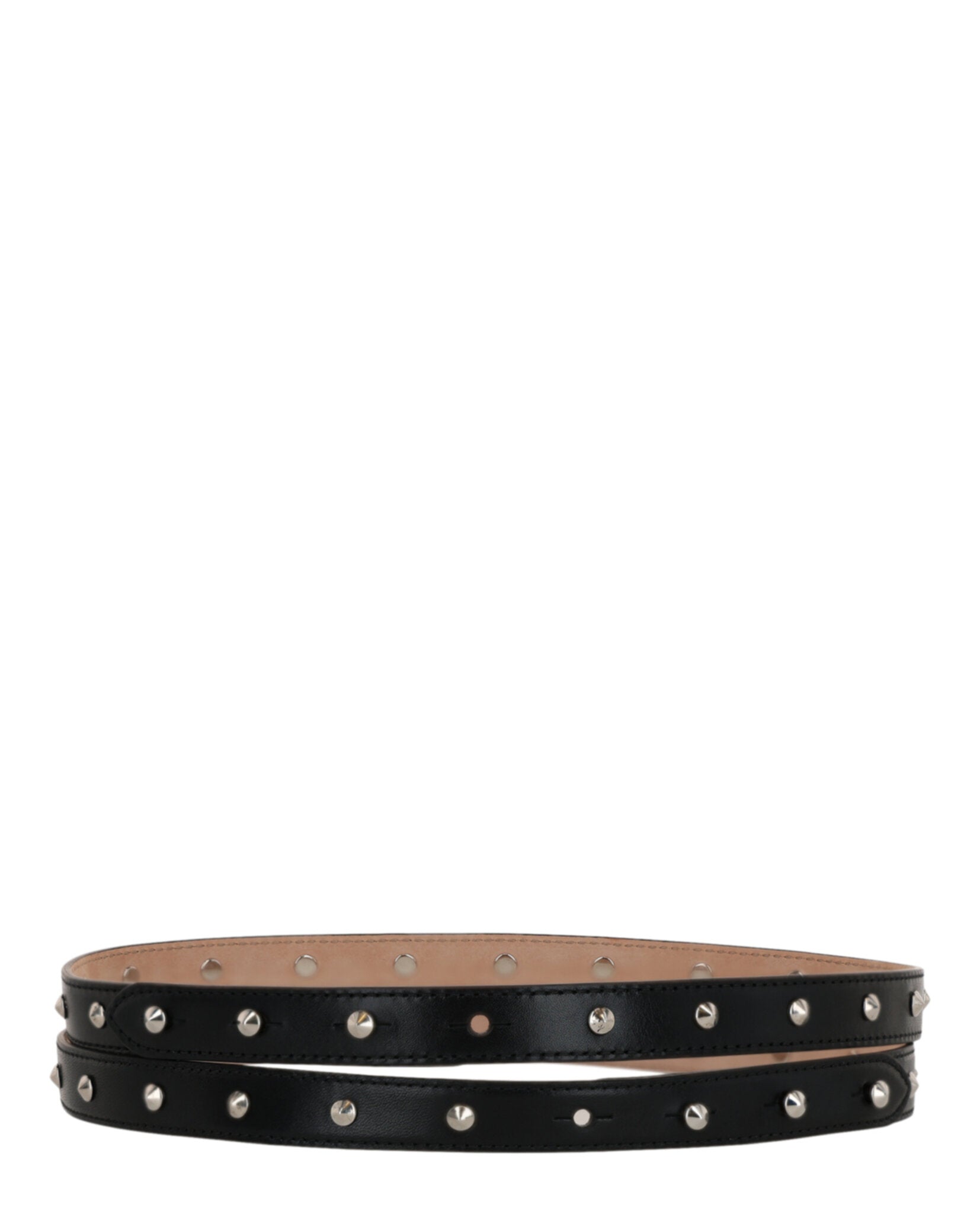 Alexander McQueen Studded Double Belt Black Belts - Tophatter Daily Deals