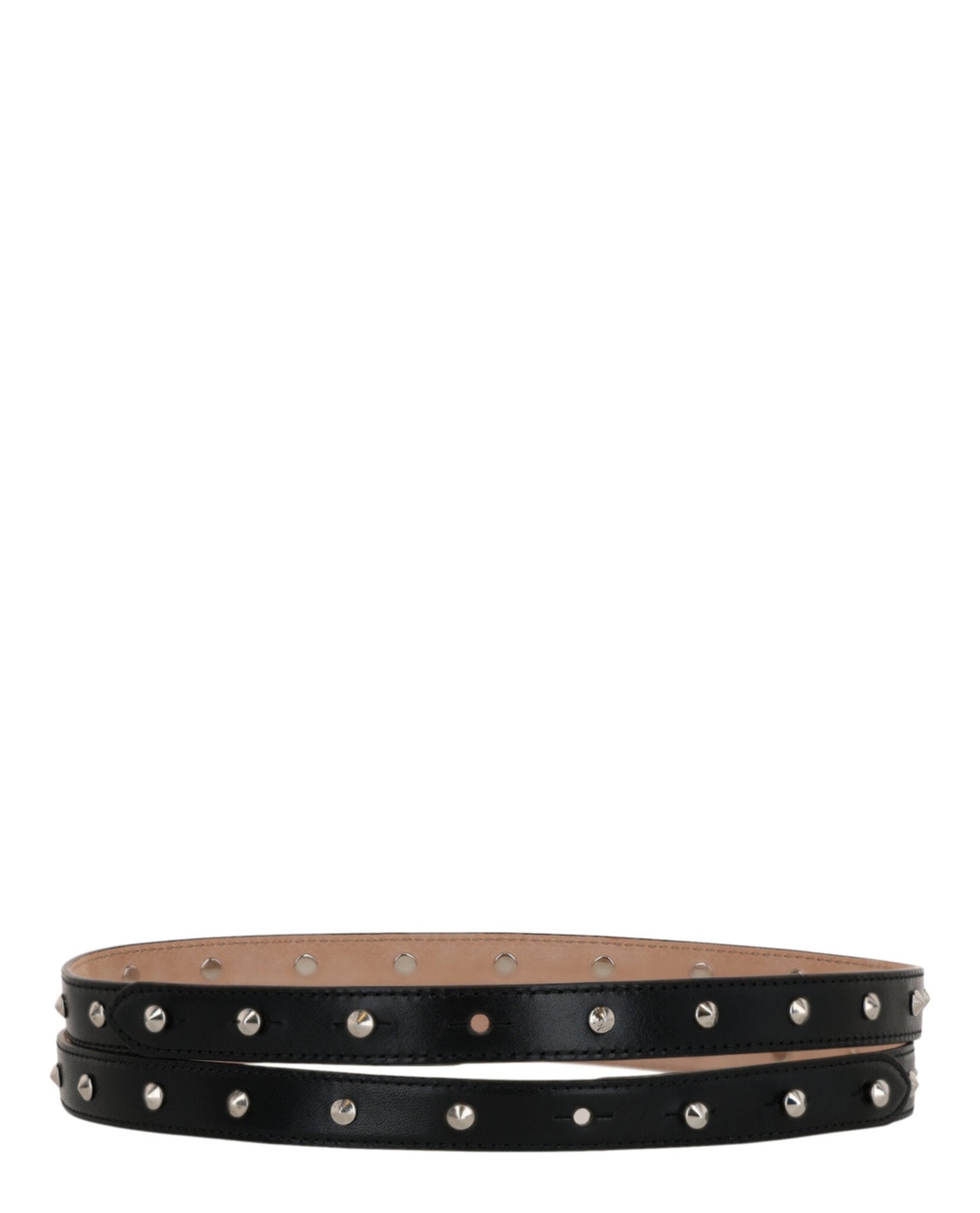 Alexander McQueen Studded Double Belt Black Belts - Tophatter Daily Deals