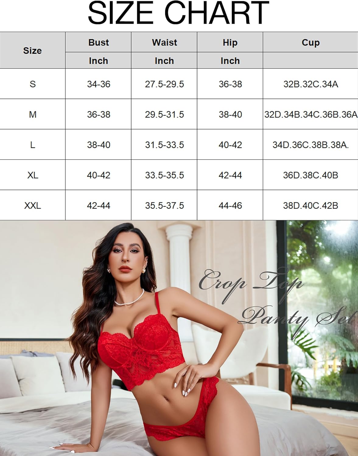 2 Piece Corset Bra and Panty Sets Lingerie Sets-Bra Sets - Tophatter Daily Deals